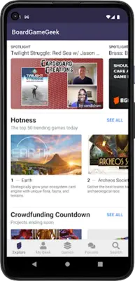 BoardGameGeek android App screenshot 1